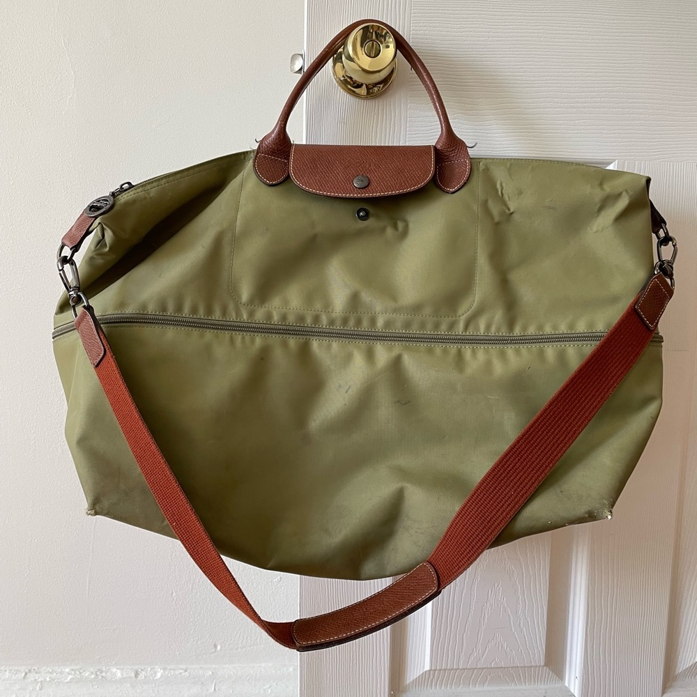Large expandable Le Pilage Longchamp tote